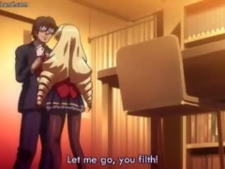 Sexy anime adoleshent qirje i vështirë në the kuçkë part2