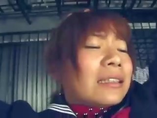Japans vriendin krijgt de smashing was- behandeling
