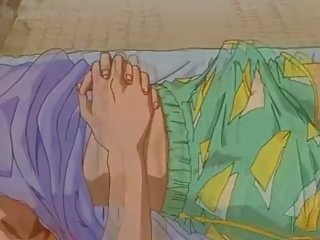 Blondine delicaat hentai femme fatale verleid in een magnificent anime tonen