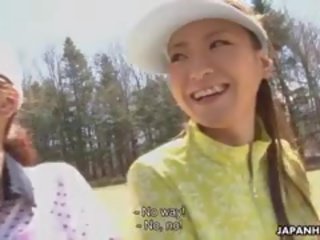 Beautiful Golf young lady Nana Kunimi go into A Mistake And Now She