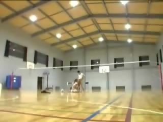 일본의 volleyball 훈련 영화