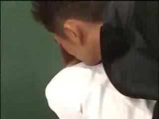 Japanese fellow student and teacher fuck clip